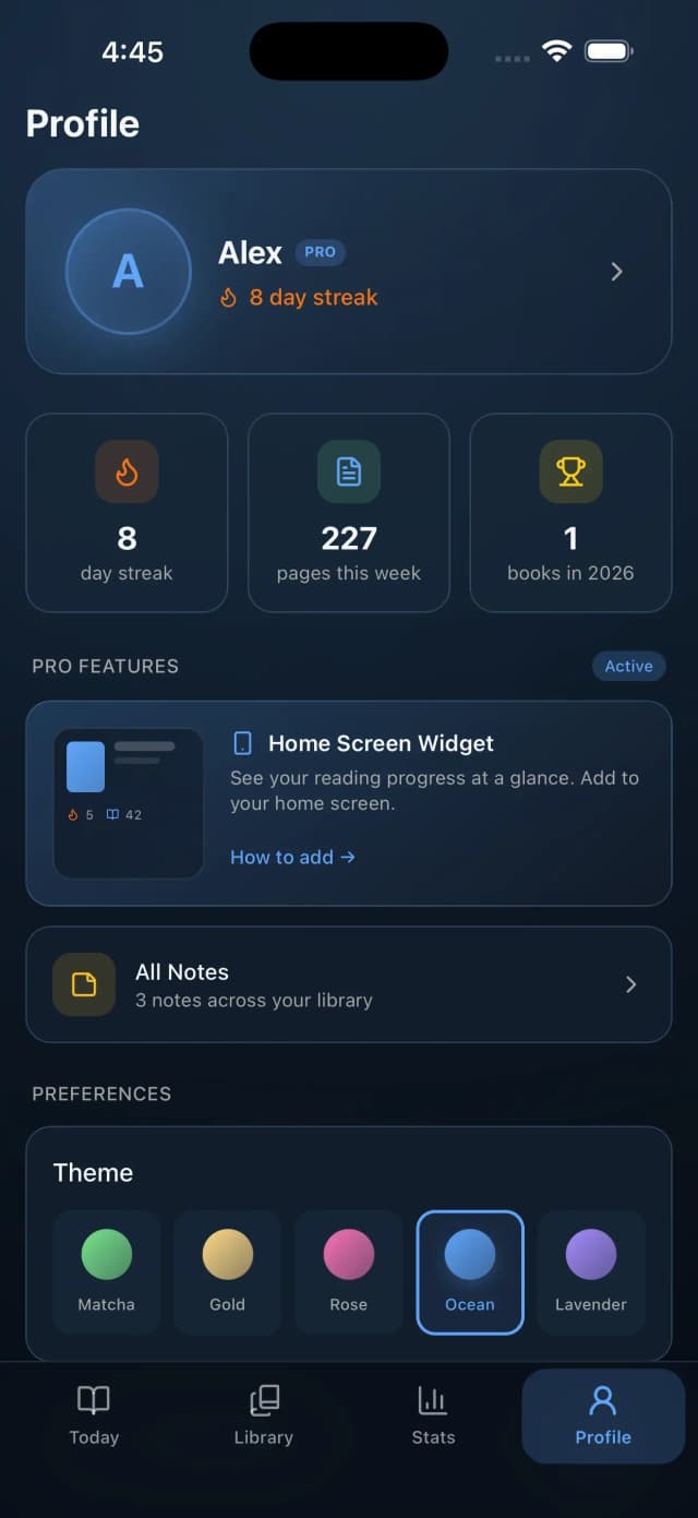 ReadBrew custom themes